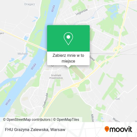 Mapa FHU Grazyna Zalewska