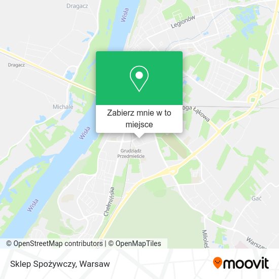 Mapa Sklep Spożywczy