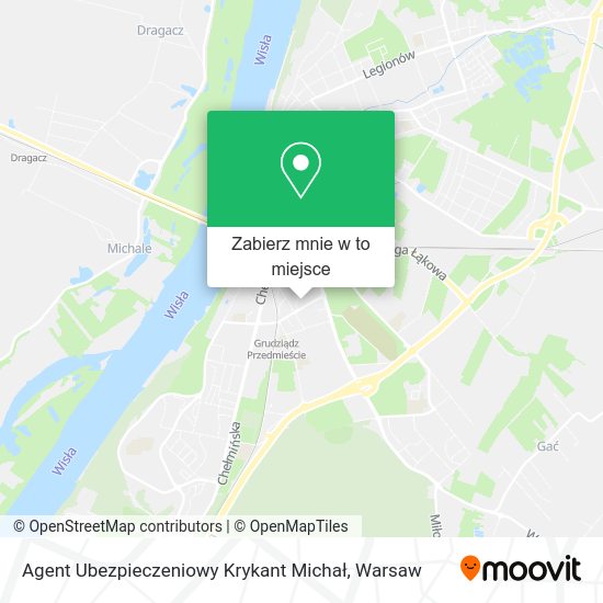 Mapa Agent Ubezpieczeniowy Krykant Michał