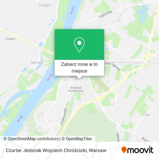 Mapa Czarter Jeziorak Wojciech Chróścicki