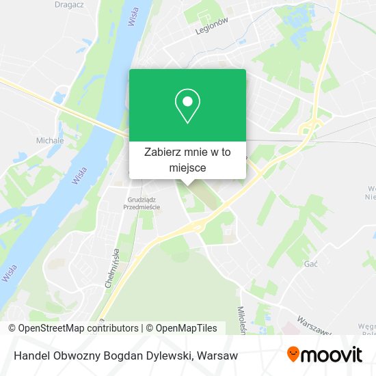 Mapa Handel Obwozny Bogdan Dylewski