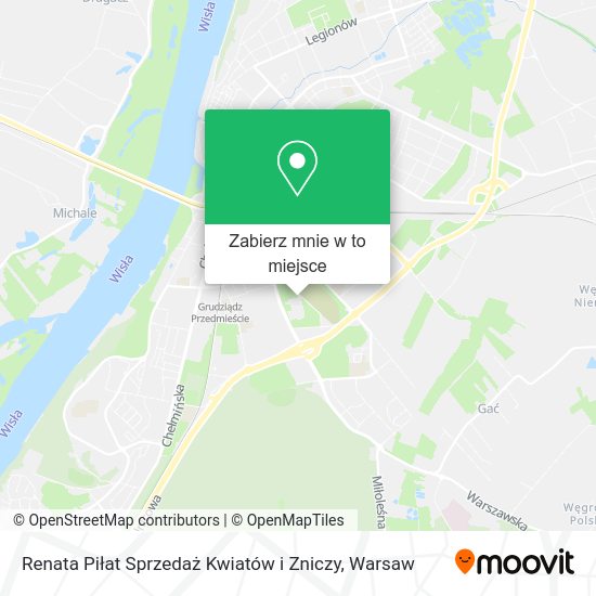 Mapa Renata Piłat Sprzedaż Kwiatów i Zniczy