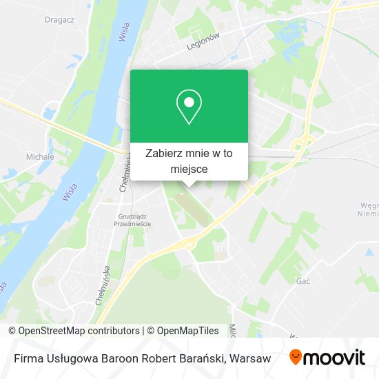 Mapa Firma Usługowa Baroon Robert Barański