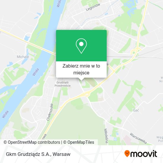 Mapa Gkm Grudziądz S.A.