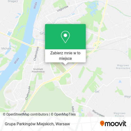 Mapa Grupa Parkingów Miejskich