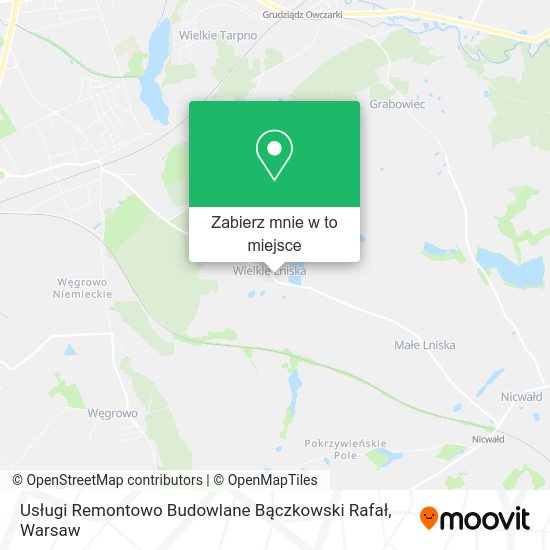 Mapa Usługi Remontowo Budowlane Bączkowski Rafał