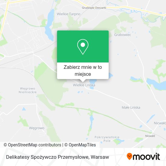 Mapa Delikatesy Spożywczo Przemysłowe