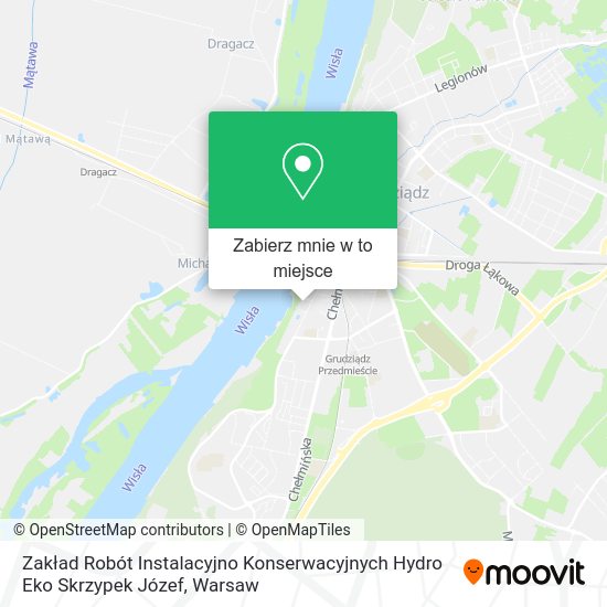 Mapa Zakład Robót Instalacyjno Konserwacyjnych Hydro Eko Skrzypek Józef