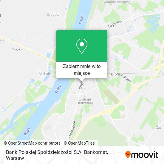 Mapa Bank Polskiej Spółdzielczości S.A. Bankomat