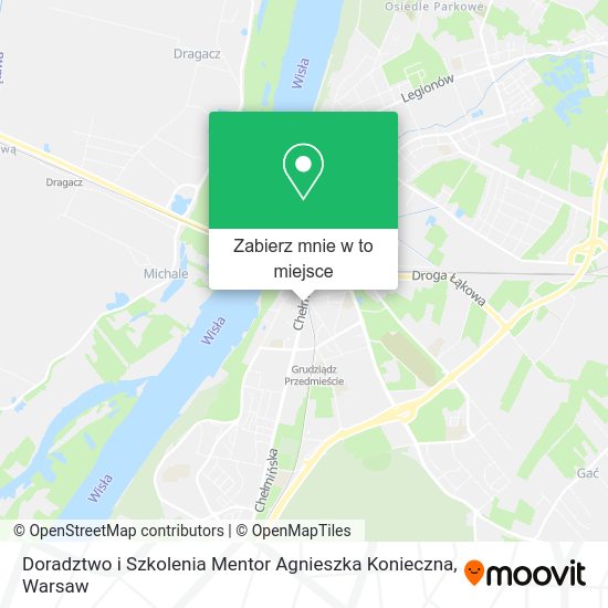 Mapa Doradztwo i Szkolenia Mentor Agnieszka Konieczna