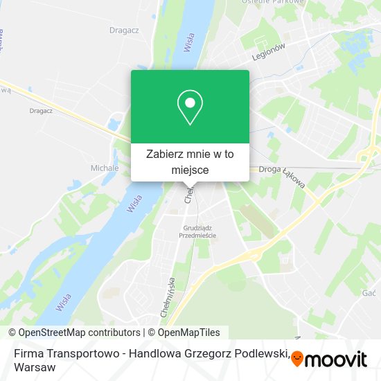 Mapa Firma Transportowo - Handlowa Grzegorz Podlewski