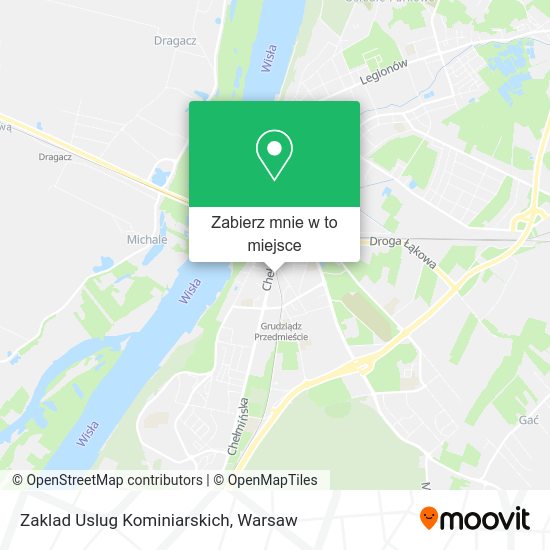 Mapa Zaklad Uslug Kominiarskich