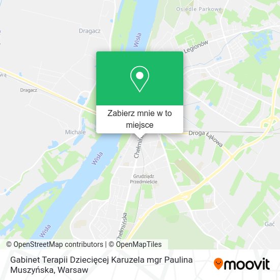 Mapa Gabinet Terapii Dziecięcej Karuzela mgr Paulina Muszyńska