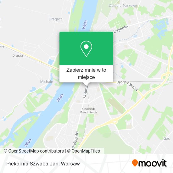 Mapa Piekarnia Szwaba Jan