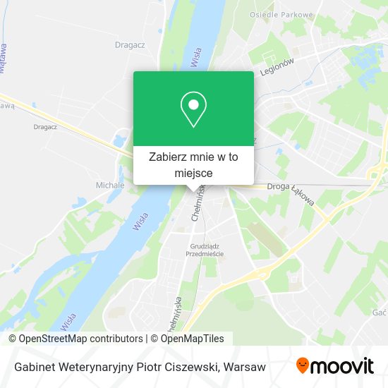 Mapa Gabinet Weterynaryjny Piotr Ciszewski