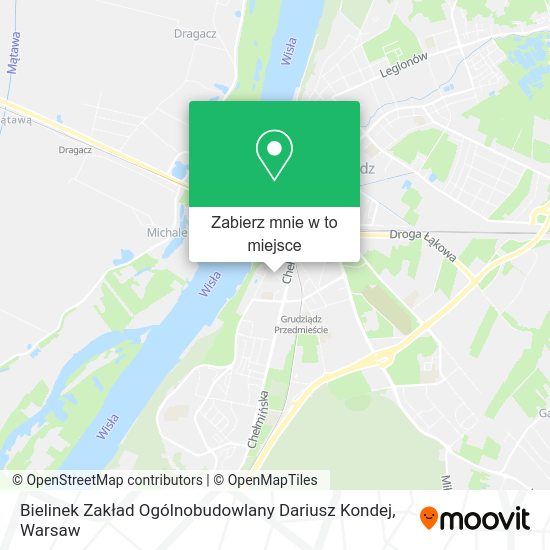 Mapa Bielinek Zakład Ogólnobudowlany Dariusz Kondej