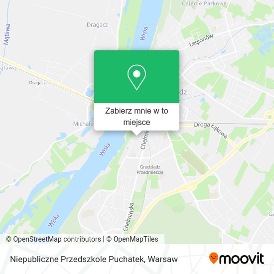 Mapa Niepubliczne Przedszkole Puchatek