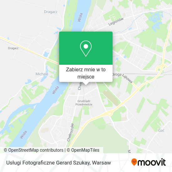 Mapa Usługi Fotograficzne Gerard Szukay