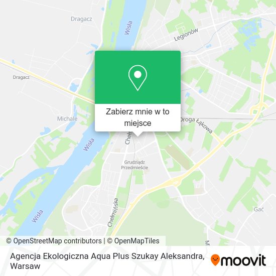 Mapa Agencja Ekologiczna Aqua Plus Szukay Aleksandra