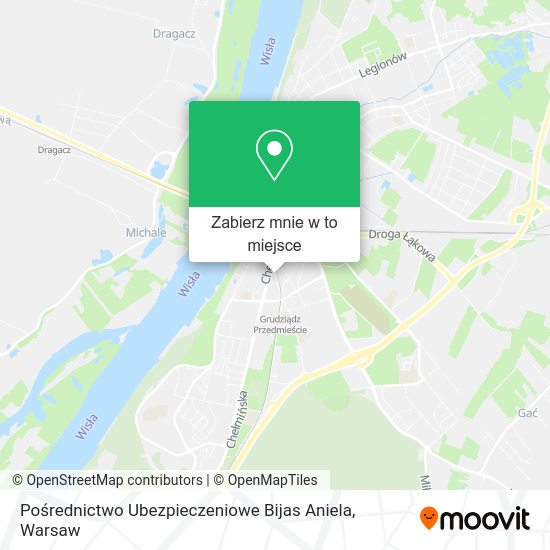 Mapa Pośrednictwo Ubezpieczeniowe Bijas Aniela