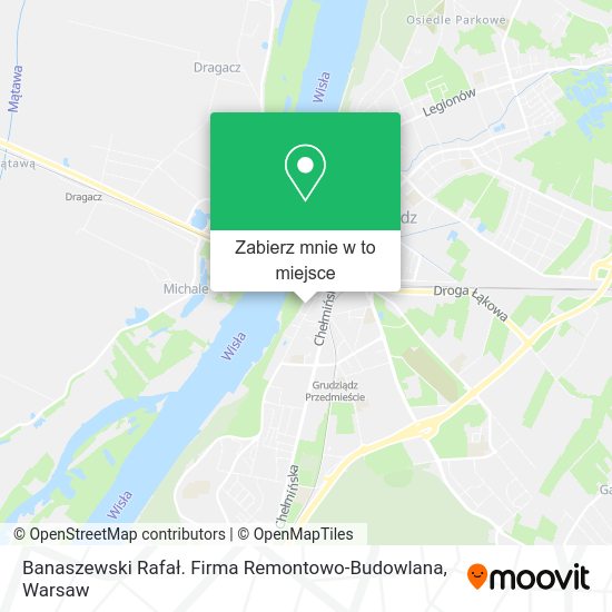 Mapa Banaszewski Rafał. Firma Remontowo-Budowlana