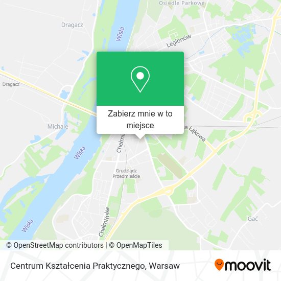 Mapa Centrum Kształcenia Praktycznego