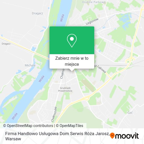 Mapa Firma Handlowo Usługowa Dom Serwis Róża Jarosz