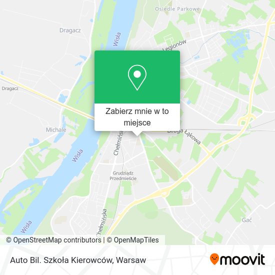 Mapa Auto Bil. Szkoła Kierowców