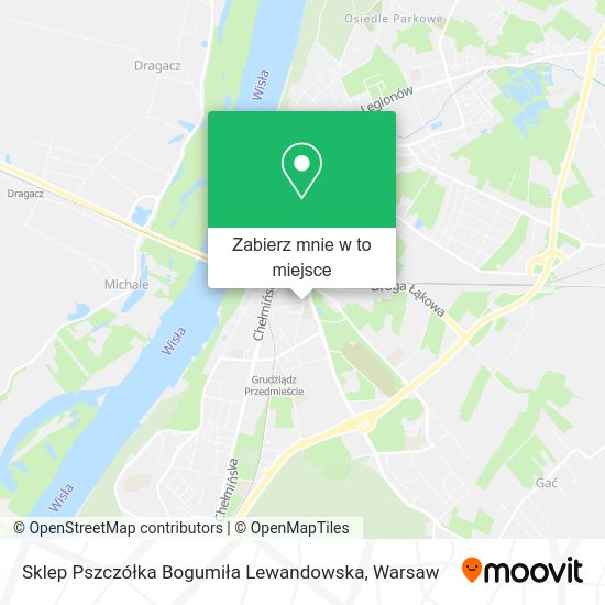 Mapa Sklep Pszczółka Bogumiła Lewandowska