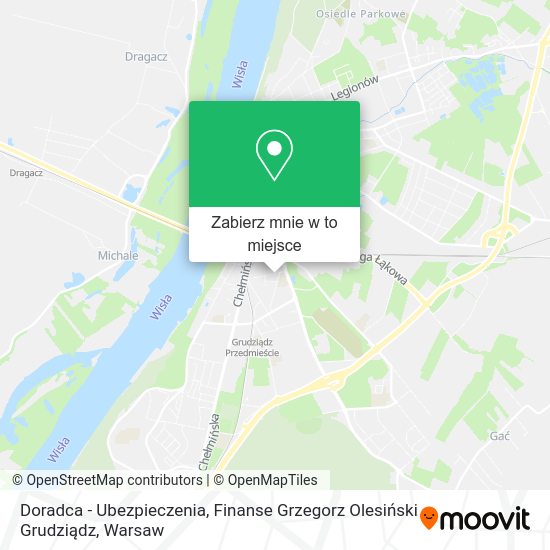 Mapa Doradca - Ubezpieczenia, Finanse Grzegorz Olesiński Grudziądz