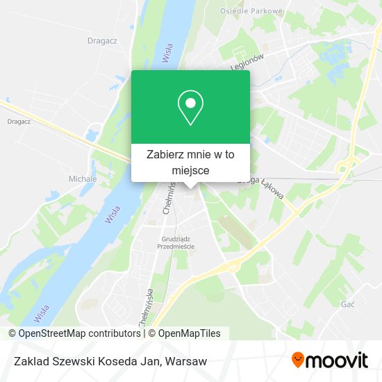 Mapa Zaklad Szewski Koseda Jan