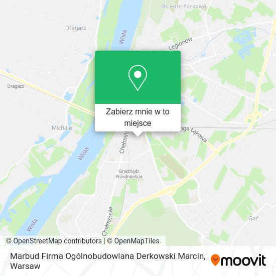 Mapa Marbud Firma Ogólnobudowlana Derkowski Marcin