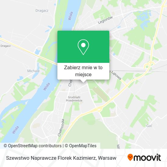 Mapa Szewstwo Naprawcze Florek Kazimierz