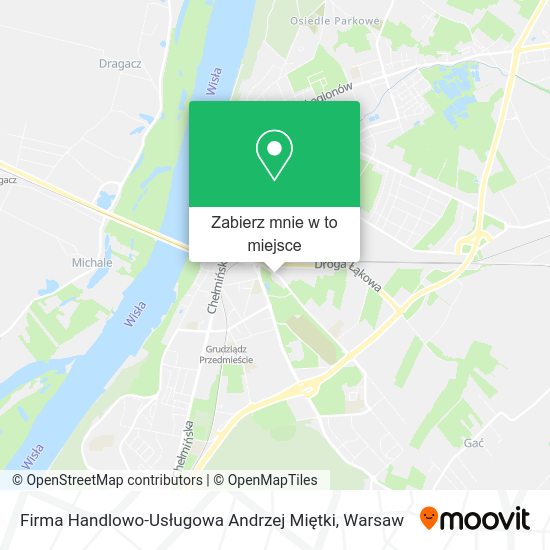 Mapa Firma Handlowo-Usługowa Andrzej Miętki