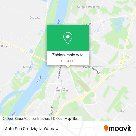 Mapa Auto Spa Grudziądz