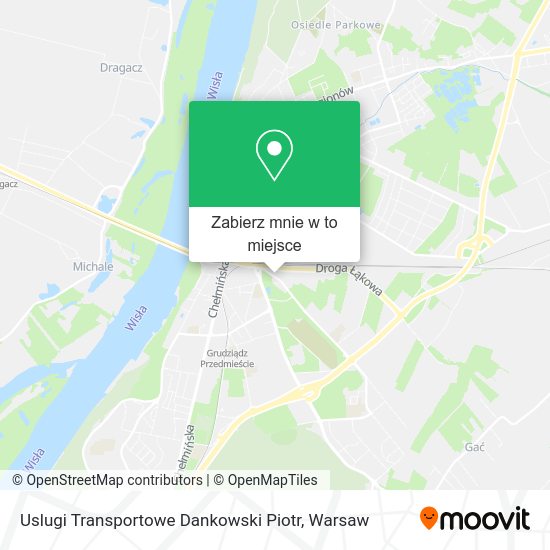 Mapa Uslugi Transportowe Dankowski Piotr