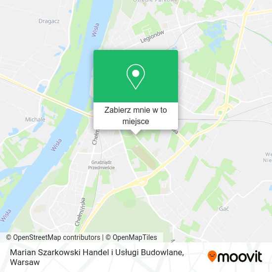 Mapa Marian Szarkowski Handel i Usługi Budowlane