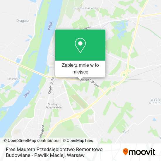 Mapa Free Maurern Przedsiębiorstwo Remontowo Budowlane - Pawlik Maciej