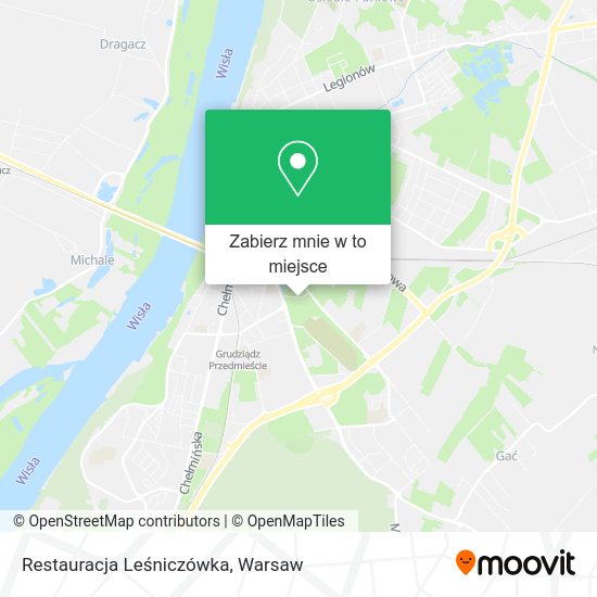 Mapa Restauracja Leśniczówka