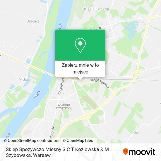 Mapa Sklep Spozywczo Miesny S C T Kozlowska & M Szybowska