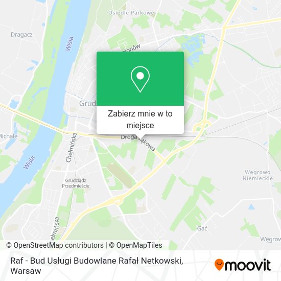 Mapa Raf - Bud Usługi Budowlane Rafał Netkowski