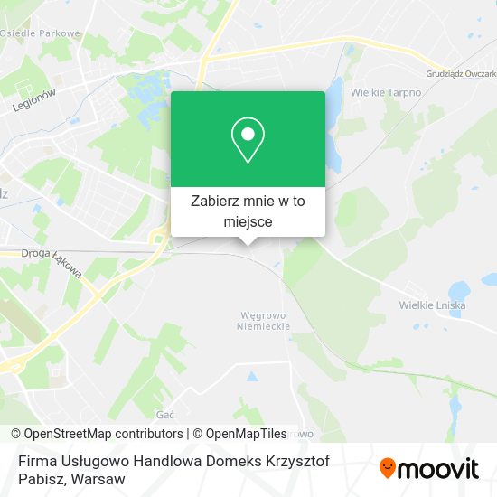 Mapa Firma Usługowo Handlowa Domeks Krzysztof Pabisz