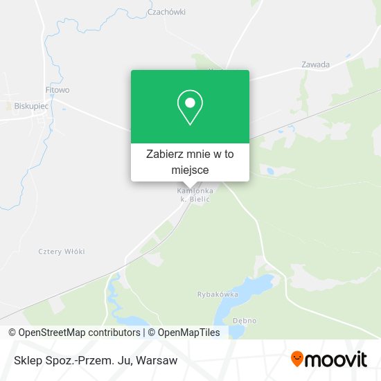 Mapa Sklep Spoz.-Przem. Ju