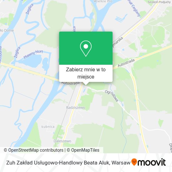 Mapa Zuh Zakład Usługowo-Handlowy Beata Aluk