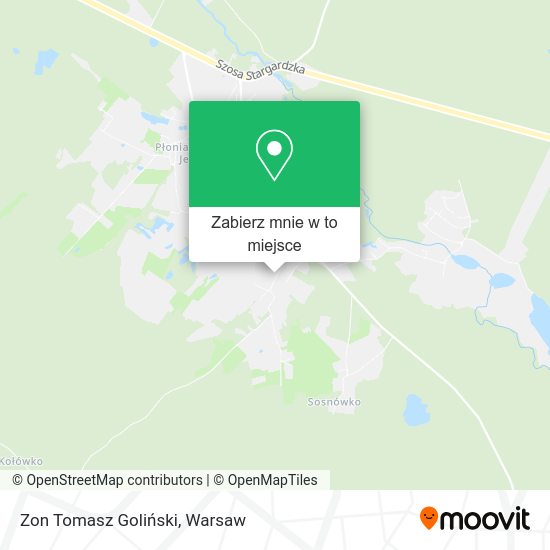 Mapa Zon Tomasz Goliński