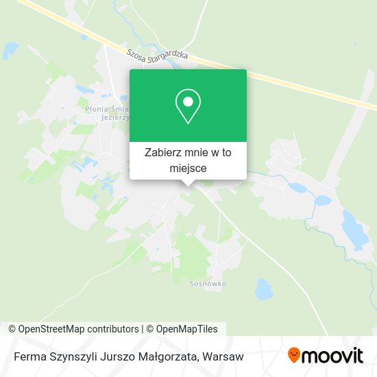 Mapa Ferma Szynszyli Jurszo Małgorzata