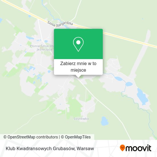 Mapa Klub Kwadransowych Grubasów