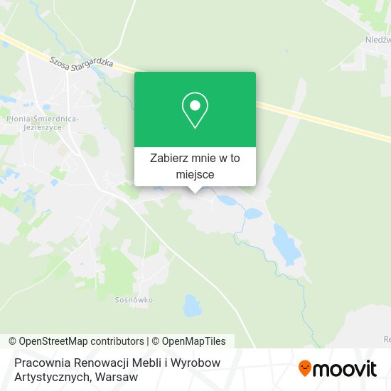 Mapa Pracownia Renowacji Mebli i Wyrobow Artystycznych