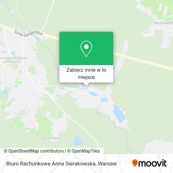 Mapa Biuro Rachunkowe Anna Sierakowska