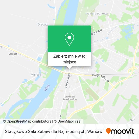 Mapa Stacyjkowo Sala Zabaw dla Najmłodszych